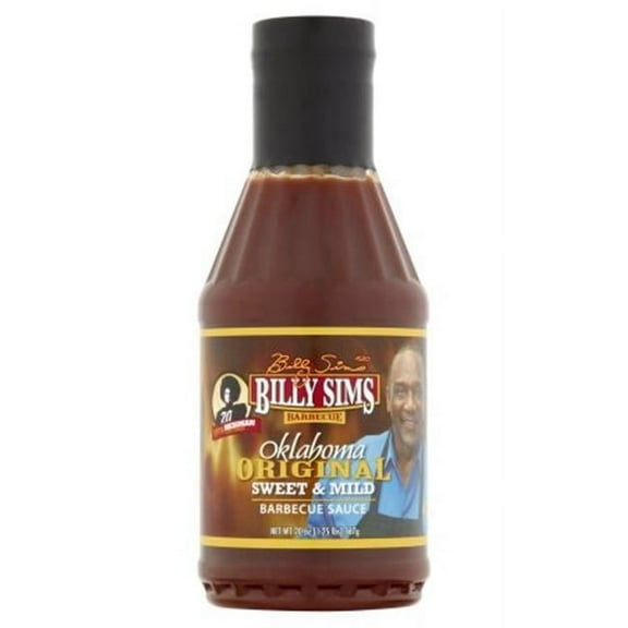 Billy Slms  20 oz Sauce Barbecue Oklahoma Sweet - Pack of 6