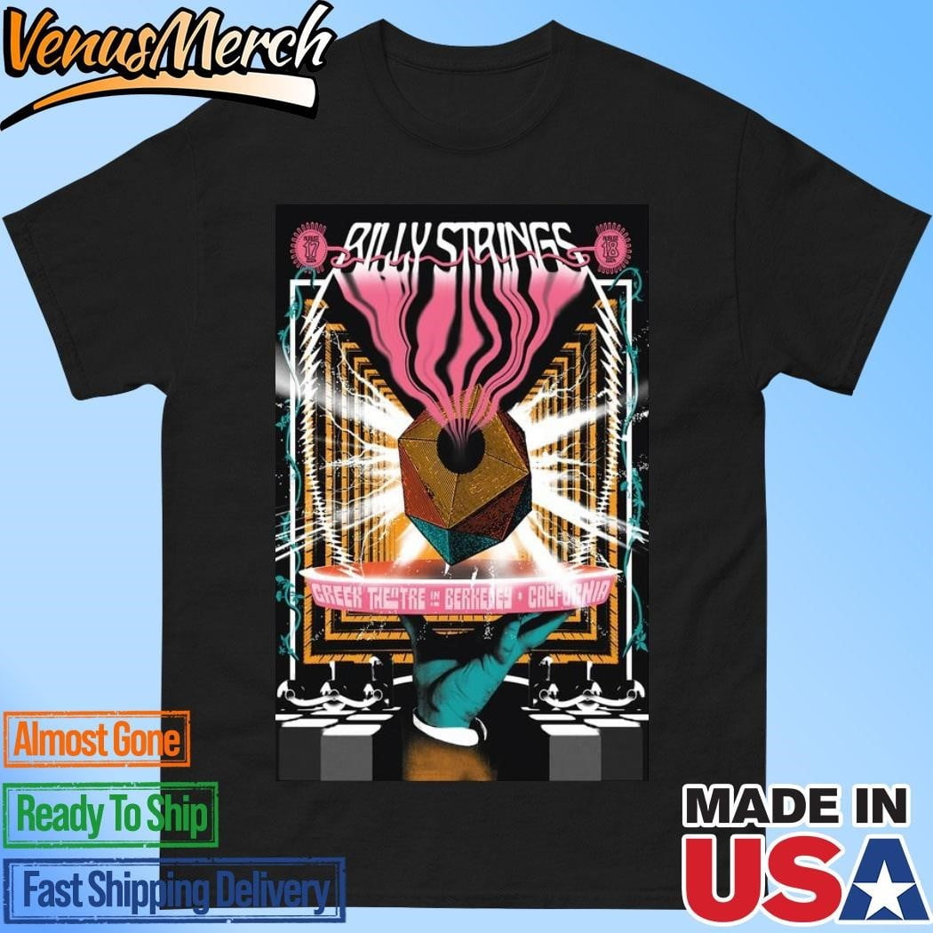 Billy Strings August 1718 2024 Berkeley Ca Tour Poster Shirt