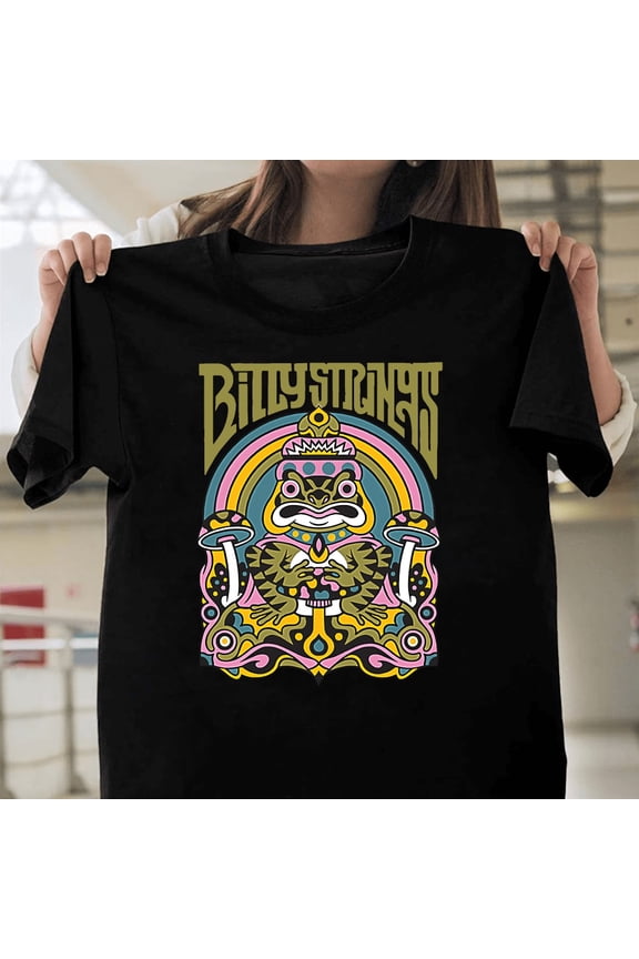 Billy Strings Bluegrass Guitarist Frog Graphic Jam Band Music Fan Artistic T1130026 Unisex Graphic T-Shirt Soft Cotton, Sizes S-5XL