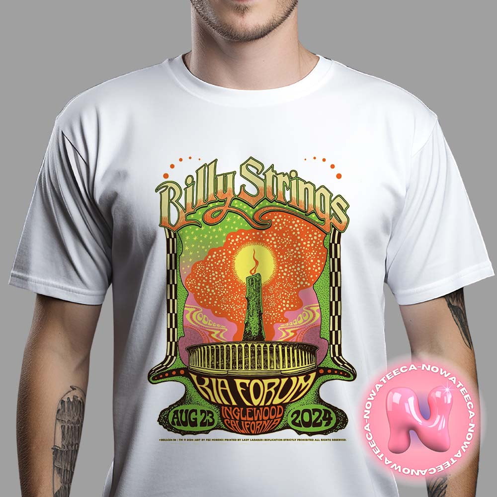 Billy Strings Live Show Concert Limited Poster For Inglewood CA In Kia