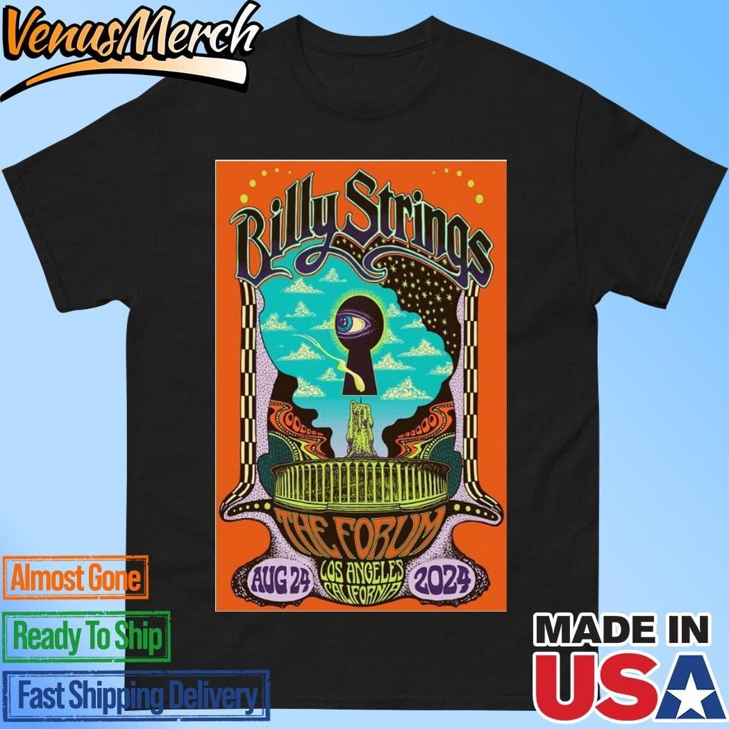 Billy Strings On Aug 24 2024 Kia Forum Inglewood Ca Poster Shirt