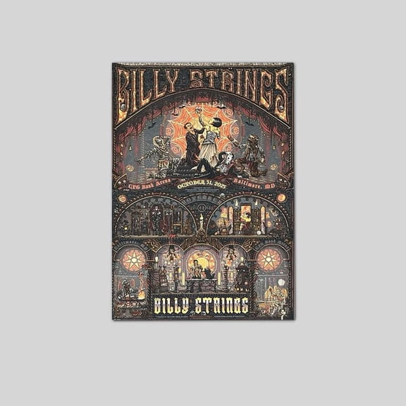Billy Strings Poster CFG Bank Arena Baltimore 2025 Poster Size 24''x36'' Googate