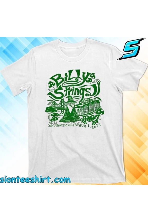 Billy Strings San Francisco Aug 1 2025 Wizard T-Shirt