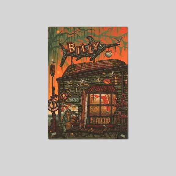 Billy Strings Tour Poster Size 24''x36'' The Golden Shop