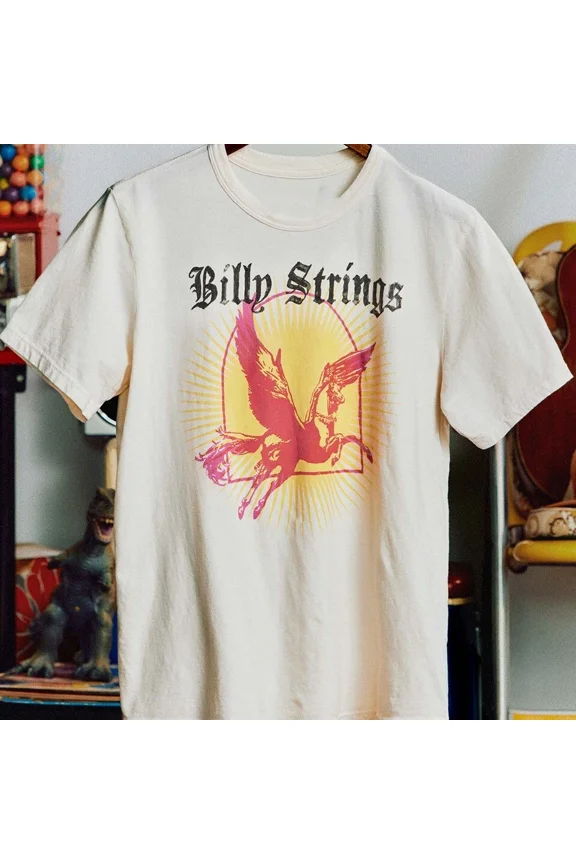 Billy Strings VTG shirt white T-shirt short sleeve All sizes S to 5Xl