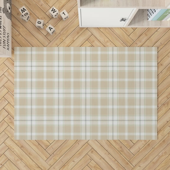 Billy Tartan Tan Kids Play Mat