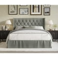 thumbnail image 1 of Billy Tufted Upholstered Platform Bed Grey - Twin, 1 of 5