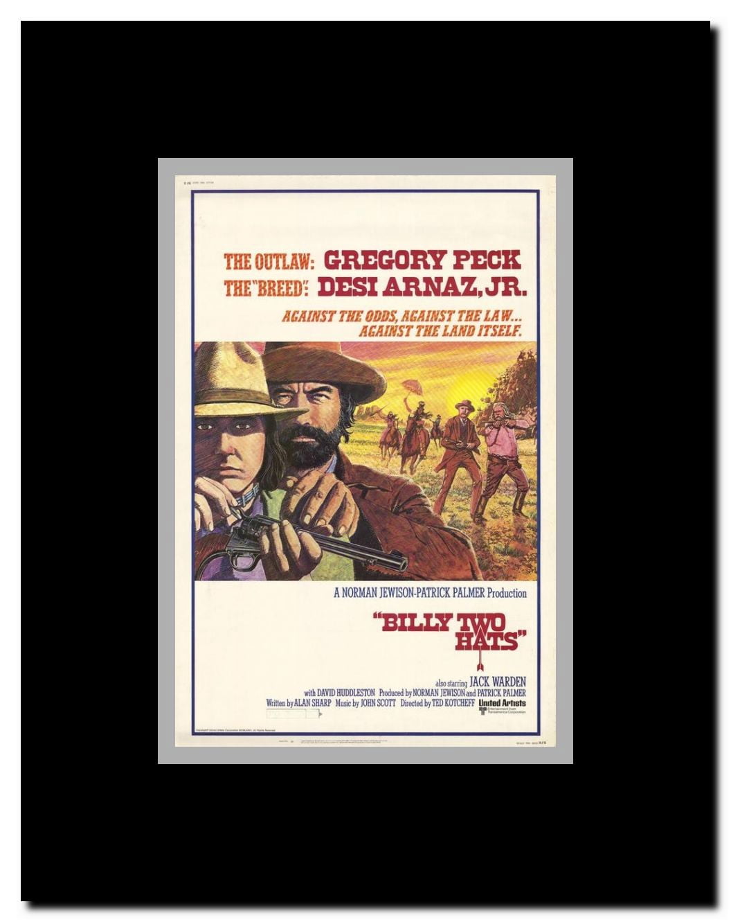 Billy Two Hats Framed Movie Poster