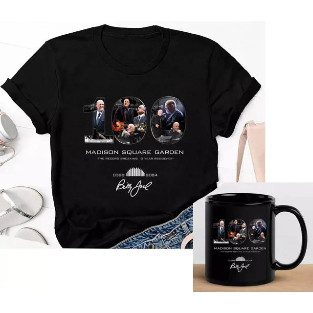 Billyjoel Madison Square Garden 100th Event 2024 T Shirt, Billyjoel