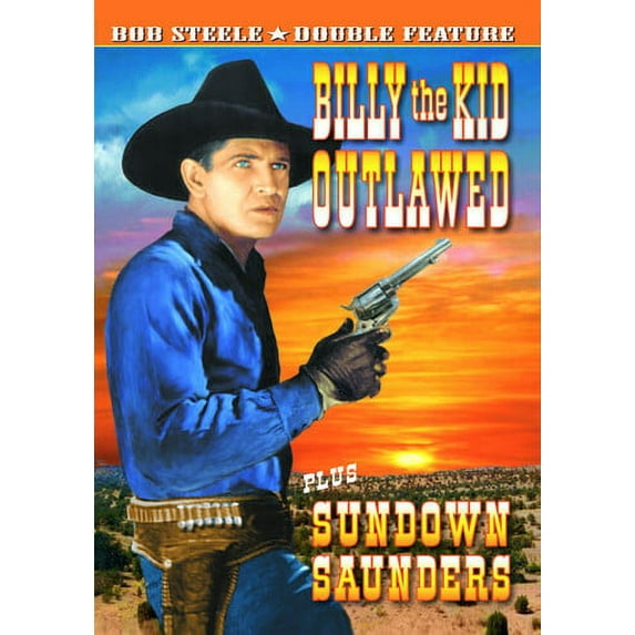 Billy the Kid Outlawed & Sundown Saunders (DVD), Alpha Video, Western