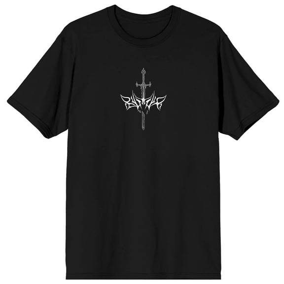 Bilmuri Saiyan Powering Up Adult Black Crew Neck Short Sleeve T-shirt-XXL