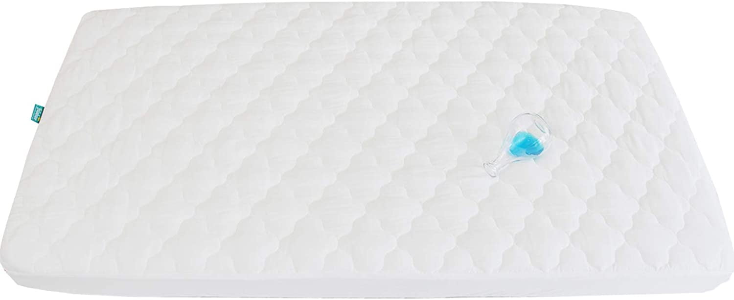 Biloban Waterproof Crib Mattress Pad Cover for Pack N Play, 39" x 27