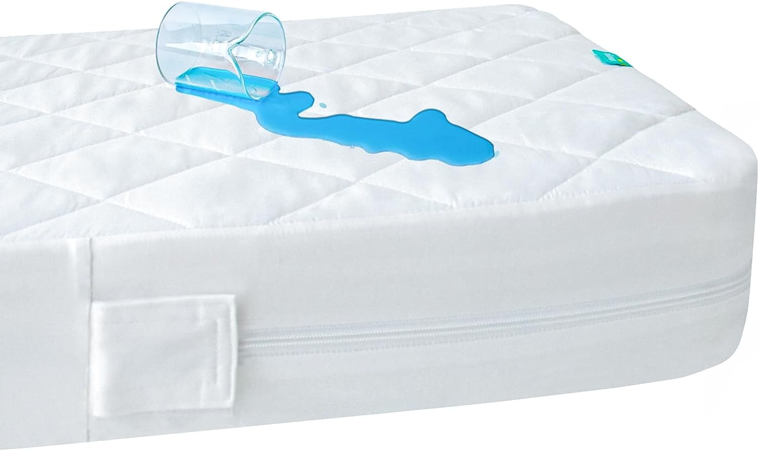Biloban Toddler Waterproof Crib Mattress Pad Cover, Machine Washable & Dryer Fit Baby Bed Mattress Protector(Standard Size 52” x 28”)