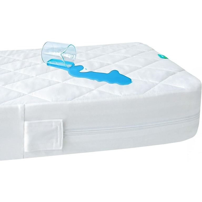 Complete Encaement Cotton top ZIpperd Bed Bug Waterproof Mattress Cover -  Bed Bath & Beyond - 10235639