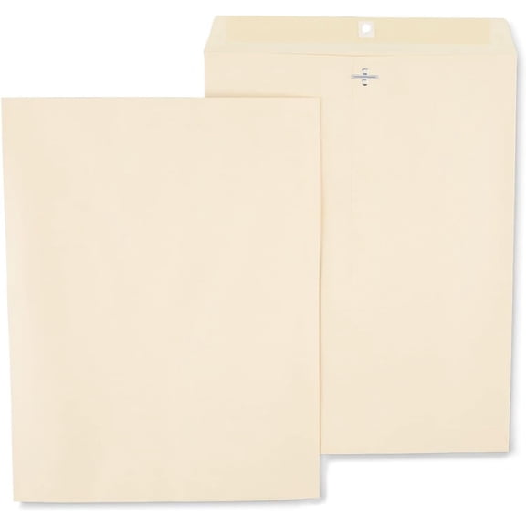 Bilot 122150 Clasp Extra-Heavyweight Envelopes 12-Inch X 15-1/2-Inch Manila 100/Bx