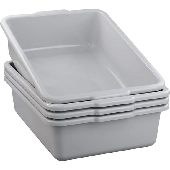 Bilot 25 Quart Plastic s Box, Restaurant s Tubs, 4 Packs