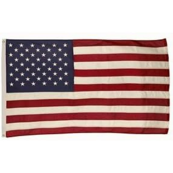 Bilot 3x5 FT Heavy Duty US American Flag with Embroidered Stars Sewn Stripes Reinforced Corners Polyester High Wind Flag
