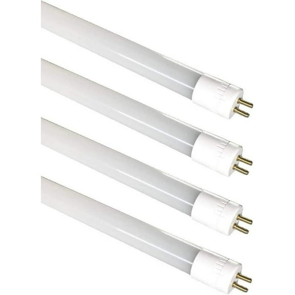 Bilot (4-Pack) Rotatable LED F21T5 Tube Light- 34-Inch 10W (21W Equivalent), Warm White 3000K, Double-End Powered, Frosted Cover -110/120VAC