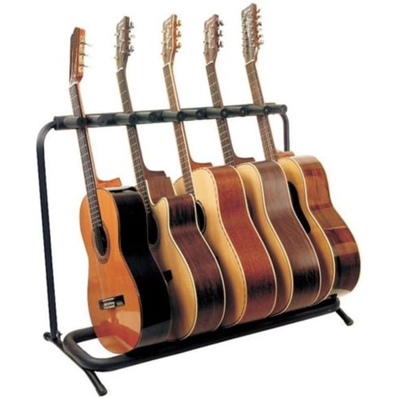 Bilot 5 Multi Guitar Bass Folding Stand Stage 5 Holder Rack Guitar Stand