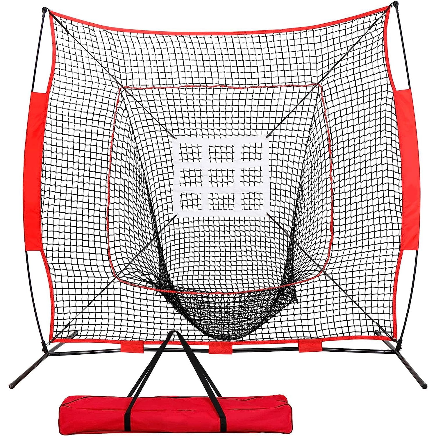 Free Shipping! Bilot 7'x7' Baseball and Softball Practice Net Portable ...