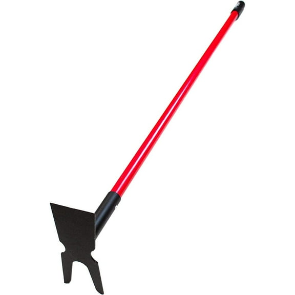 Bilot 92357 12-Gauge 2-Prong Weeding Hoe with Fiberglass Handle