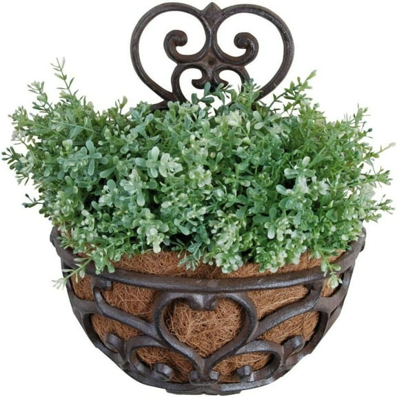 Bilot BPH51 Half Round Cast Iron Wall Planter