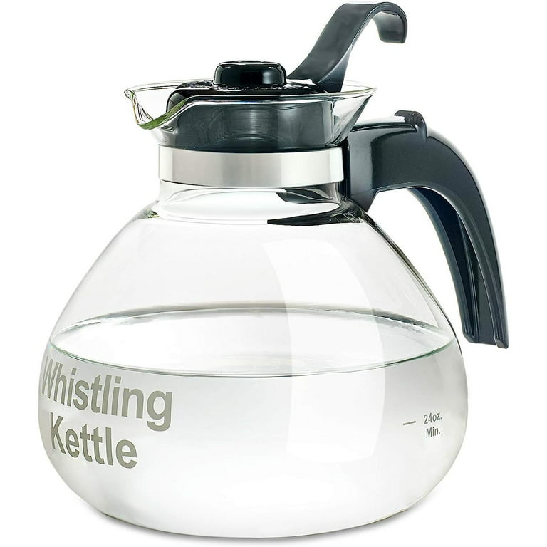 Bilot Borosilicate Glass Stove Top Whistling Tea Kettle - Best BPA
