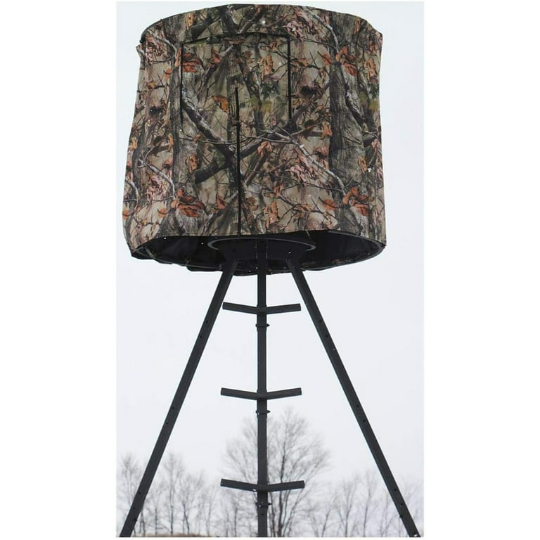 Bilot Elevated Deer Hunting Blind, Camo Tent for Tripod Tower Stand