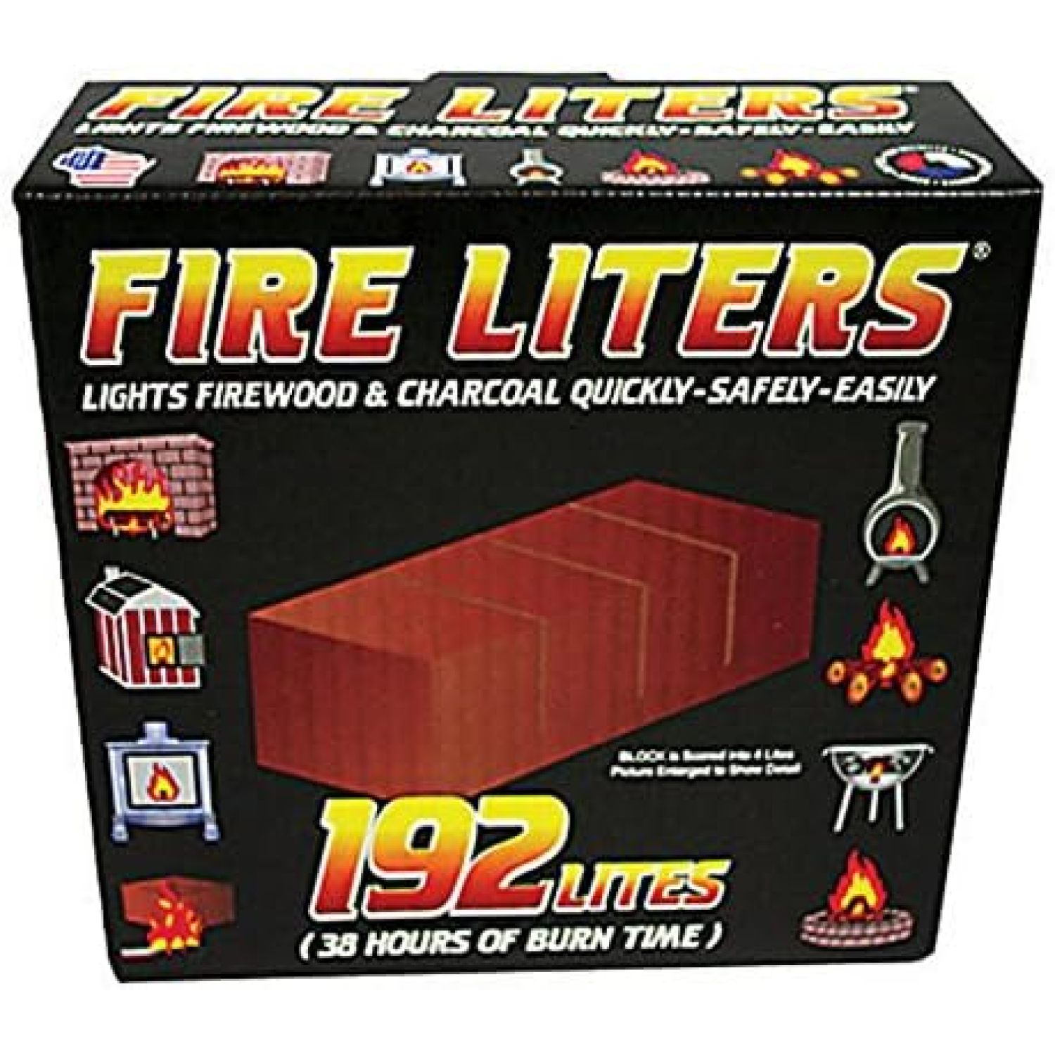 Bilot Fire Log Liter 192/Pack - Walmart.com
