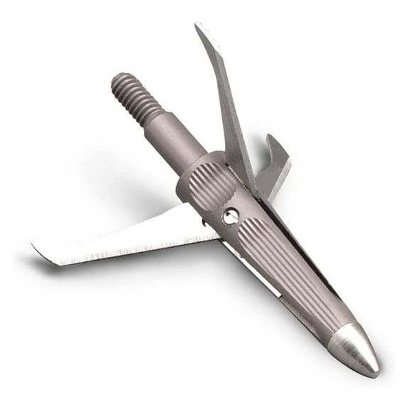 Bilot Gobbler Getter 3-Blade 100 Grain Durable Precise Front-Deploying Bowhunting Mechanical Broadhead - 3 Pack