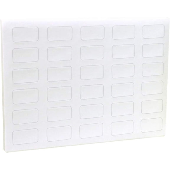 Bilot Laser and Inkjet Premium Spine and Processing Labels 1 1/2in H x 7/8in W 750/Pkg