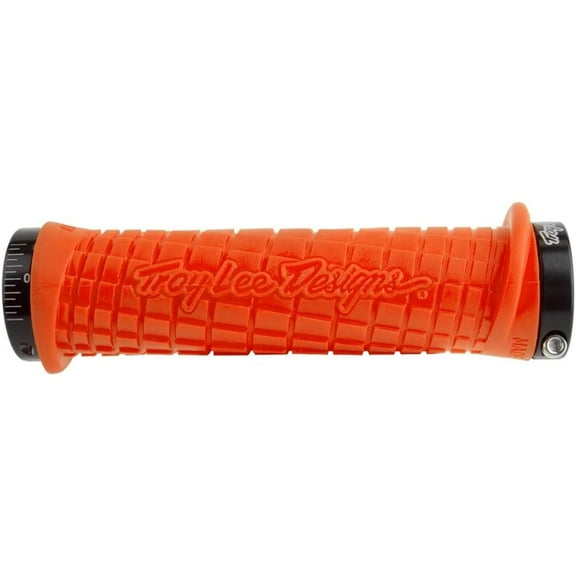Bilot Lock-On TLD Mountain Bike Grips Pack, Orange/Black