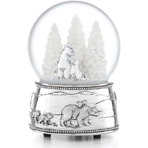 Bilot North Pole Bound Polar Bear Musical Snow Globe, 2.25 LB, Multi