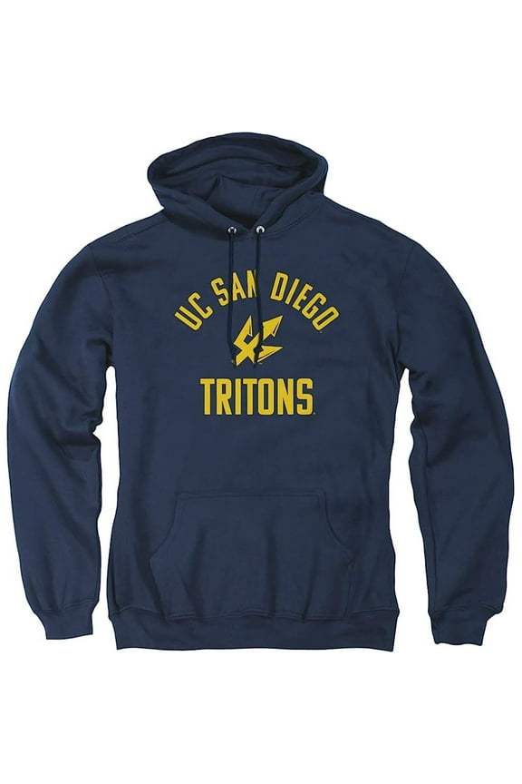 Bilot Official One Color Ucsd Tritons Unisex Adult Pull-Over Hoodie, Navy, Large