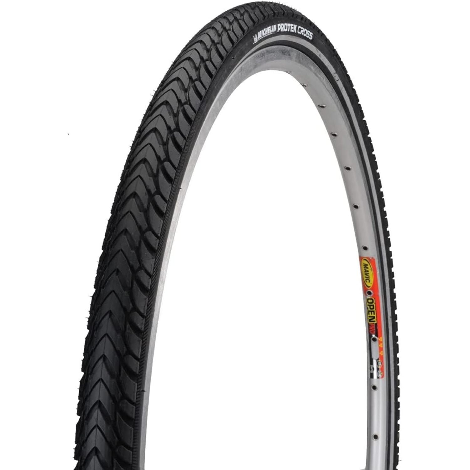 Pneu VTT Michelin Protek 26x1.40 - Flanc Réfléchissant - Noir (37-559)