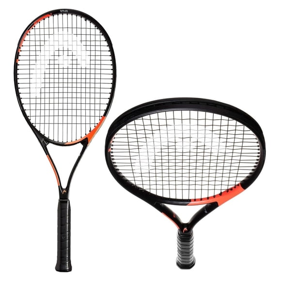 Bilot Ti. Radical Tennis Racket - Pre-Strung Light Balance 27 Inch Racquet, Gray/Orange