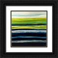 thumbnail image 1 of Bilotta, Barbara 12x12 Black Ornate Wood Framed with Double Matting Museum Art Print Titled - Emerald Horizon, 1 of 4