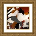thumbnail image 1 of Bilotta, Barbara 20x20 Gold Ornate Wood Framed with Double Matting Museum Art Print Titled - Brown Camo, 1 of 4