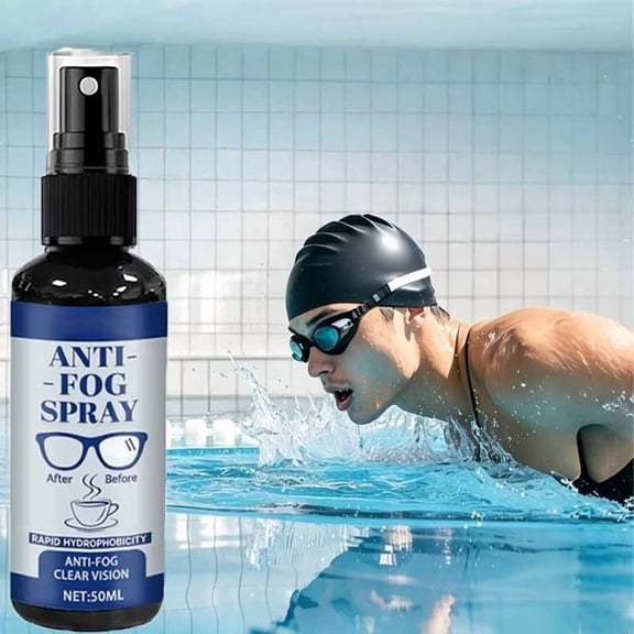 Bilqis 50ml Antis-Fogs Swim Goggle Cleaner Kit Antis-Fogs Solution For Prescriptions Lenses With Cleaning Towel