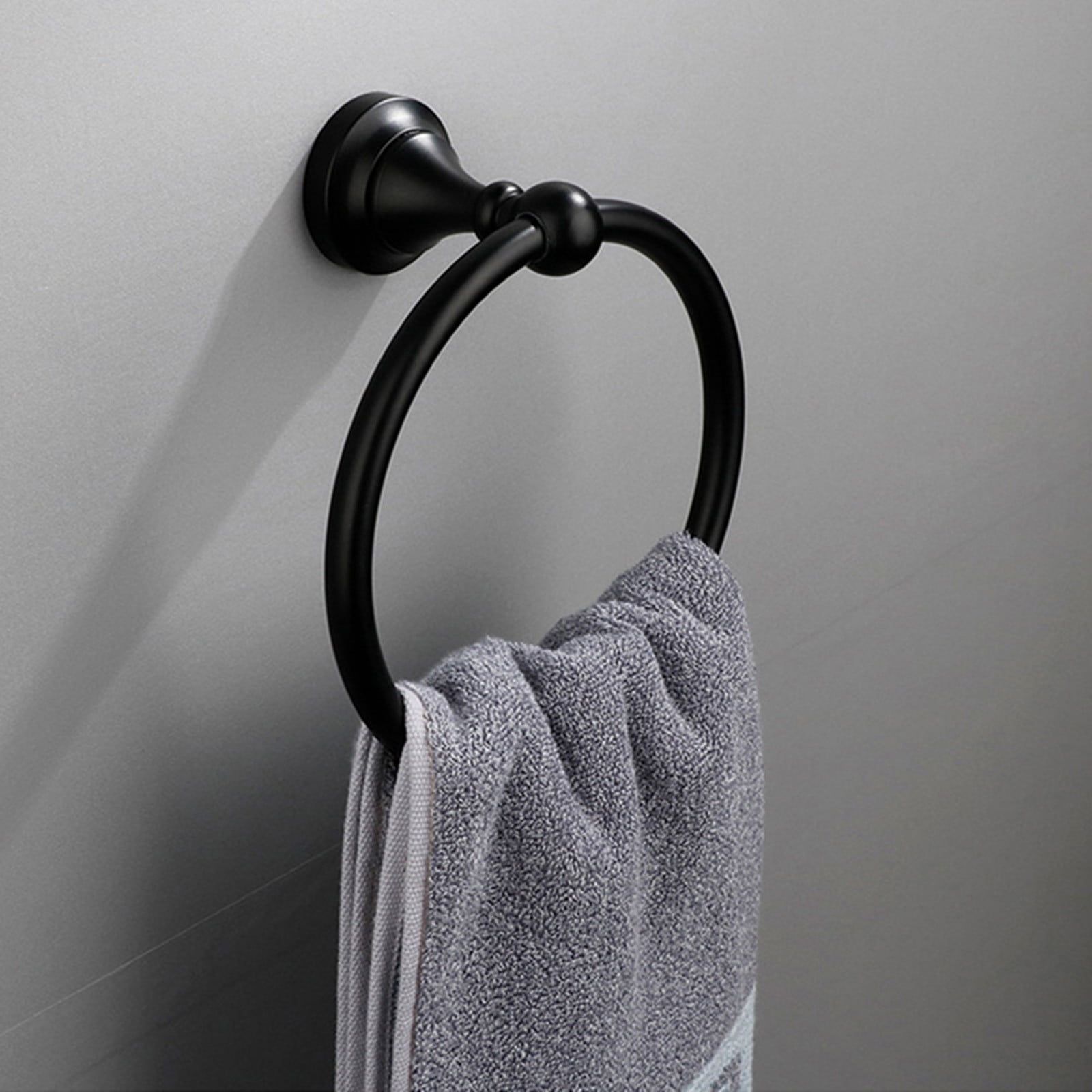 Bilqis Bathroom Hand Towel Holder Towel Ring Round Bath Towel Holder ...