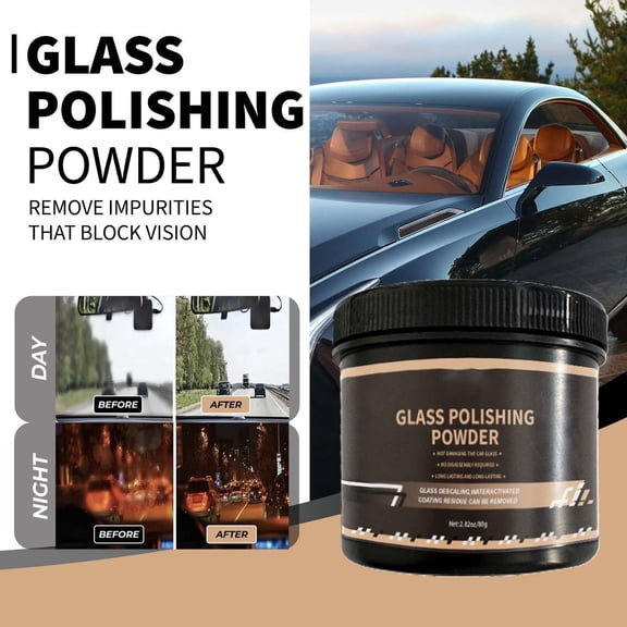 Bilqis Car Polish Powder, Glass & Paint Cleaner Compound, Surface Scratch Remover