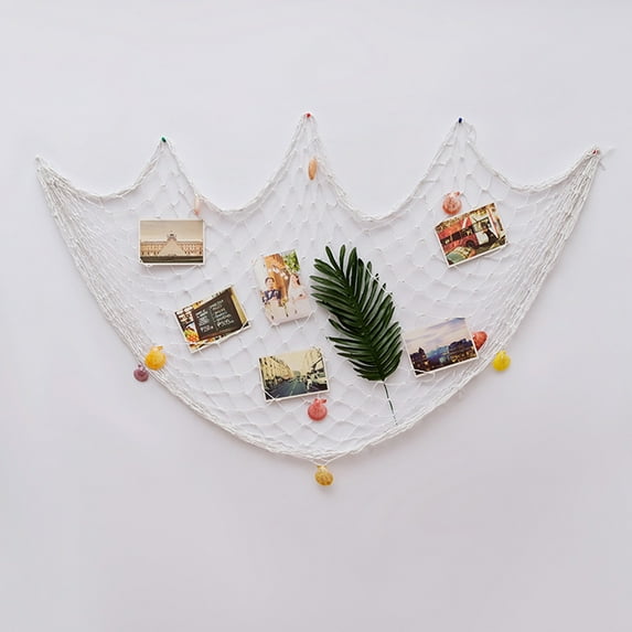 Bilqis Cotton Fishing Net Decorative Beach Themed Decor Home Bedroom Party Wall Decoration Fish Netting Decorative
