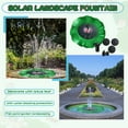 Bilqis Deals Leaf Solar Fountains,Water Pump Water Fountains Pump For