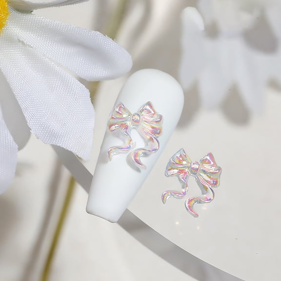 Bilqis Manicure Bowknot Three-dimensional Nail Jewelry Wearing Nail Decoration