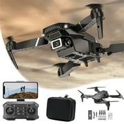 Bilqis Drone With Dual 1080P HD FPV Camera Remote Control Toys Gifts For Boys Girls With Altitude Hold Headless Mode Start Speed Adjustment, RC Quadcopter Foldable FPV Drone Toys Gifts for Boys