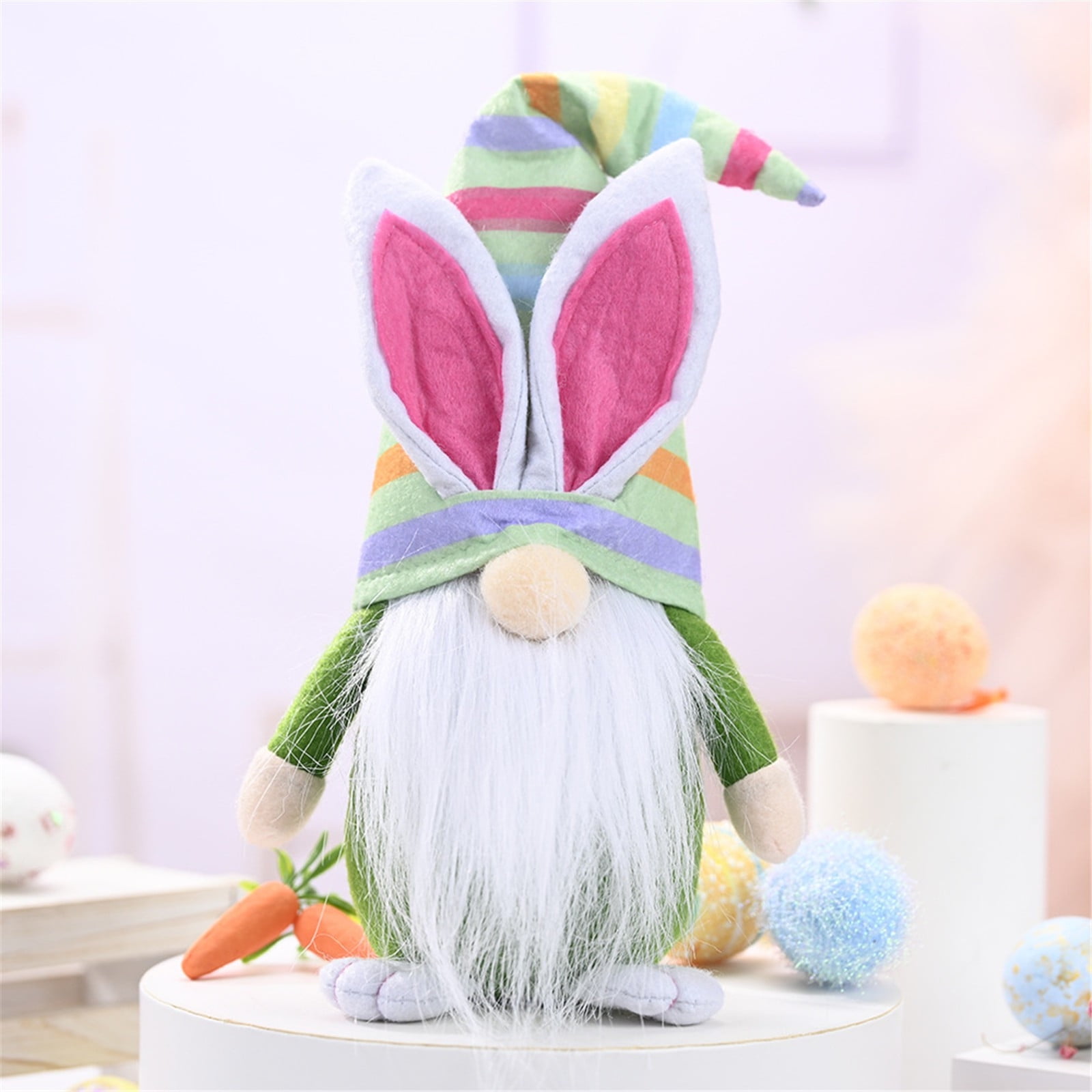 Bilqis Easter Gnomes Decorations 2024 Easter Bunny Gnome Handmade Elf ...