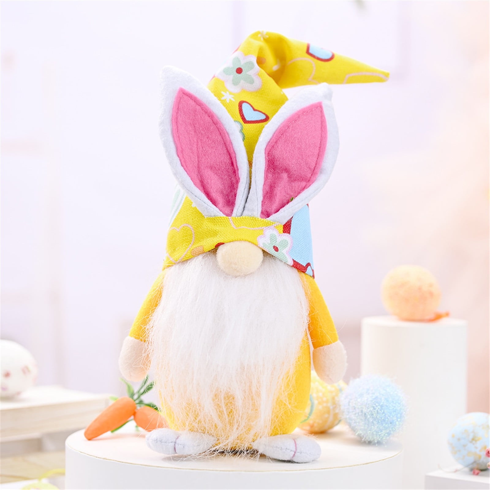 Bilqis Easter Gnomes Decorations 2024 Easter Bunny Gnome Handmade Elf ...