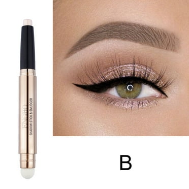 Bilqis Eyeshadow Pencil Double Head Monochrome Eye Shadow Pen Pearl Light Sleeping Silkworm Eye Shadow High Light Non Fading Beauty Makeup Long Lasting Color Makeup