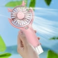 thumbnail image 1 of Bilqis Handheld Misting Fan Portable, Small Personal Hand Held Rechargeable Mist Fan Water Spray, Rechargeable Battery Operated Water Fan Mist Fans, for Travel Home Office Outdoor, 1 of 6