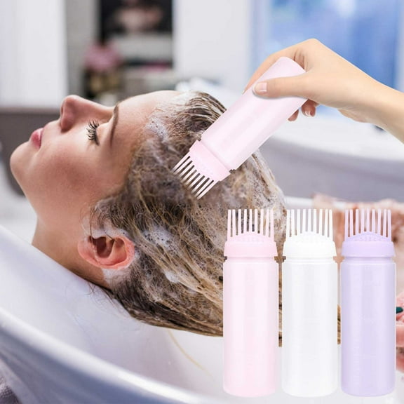 Bilqis Hot Hair Bottle Applicator Brush Dispensing Salon Hair Coloring Dyeing